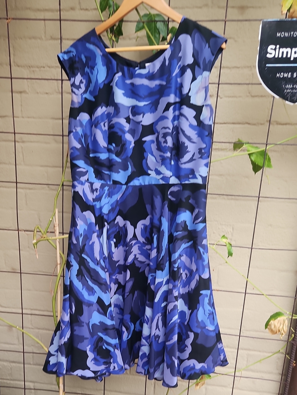 Boden Silk Floral Fit-and-Flare Dress Size 10R US